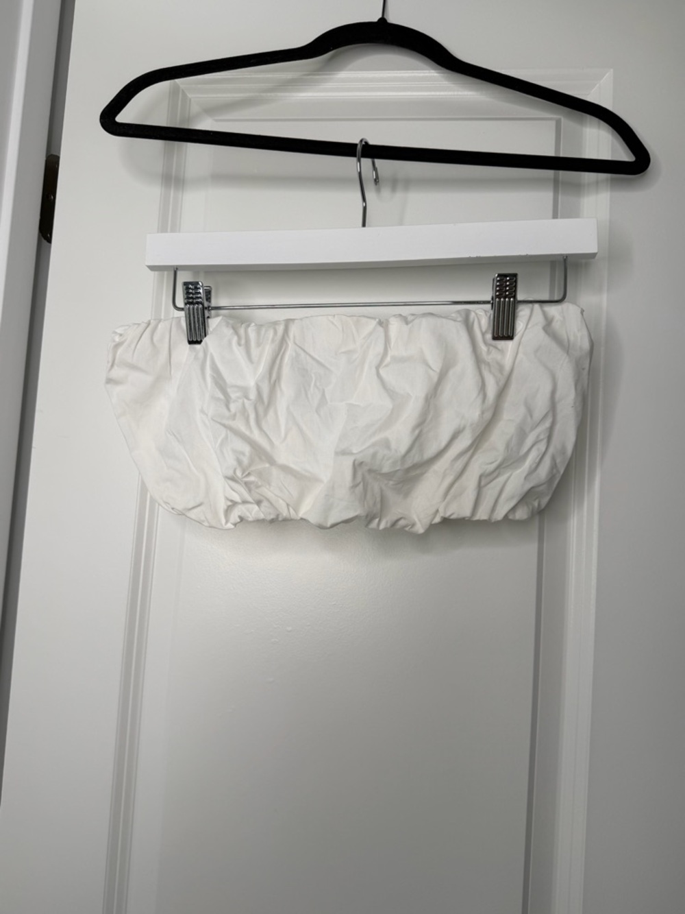 Forever 21 White Strapless Crop Top